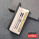 Luxury Metal Ballpoint Pen Set For School Business Office Writing