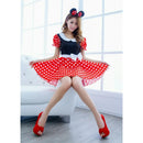 Disney Minnie Dress Women Birthday Halloween Party Cosplay Costume