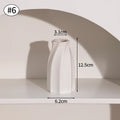 INS Ceramic Vase White Nordic Decorative Flower Pot For Home Decor