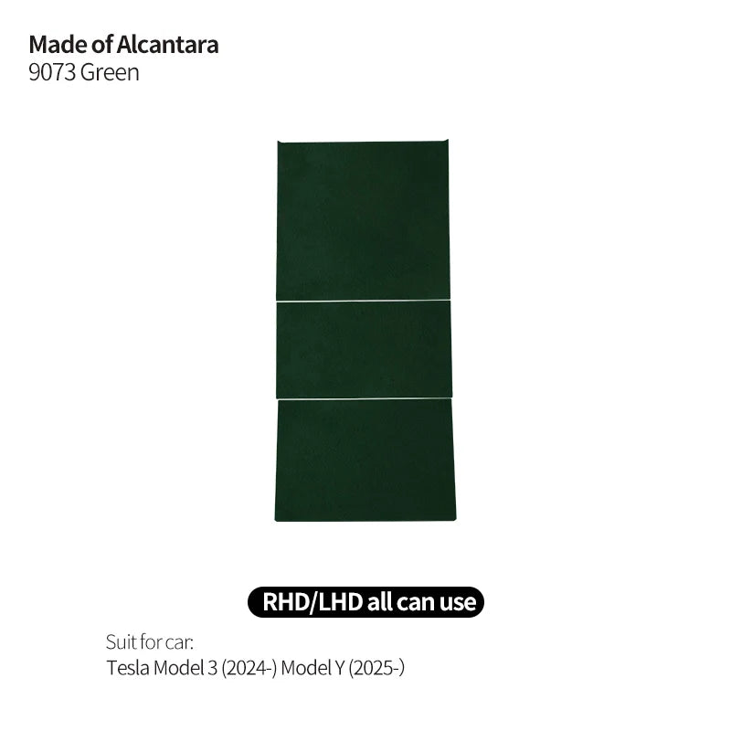 Alcantara Tesla Model 3 Center Console Trim Panel Frame Sticker