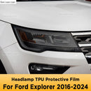 Ford Explorer Headlight Tint Cover TPU Protective Film Sticker