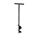 Manual Garden Auger Drill With 6 Inch Spiral Bit And Steel Handle