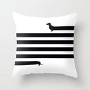 Black And White Geometric Cushion Cover Cube Letter Print Sofa Pillow