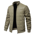 Men's Winter Jacket Thickened Long Sleeve Solid Color Hoodie