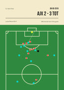 Football Canvas Wall Art Golden Goal Soccer Sports Poster Print