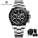 PAGANI DESIGN Men's Luxury Quartz Watch Chronograph Waterproof VK63