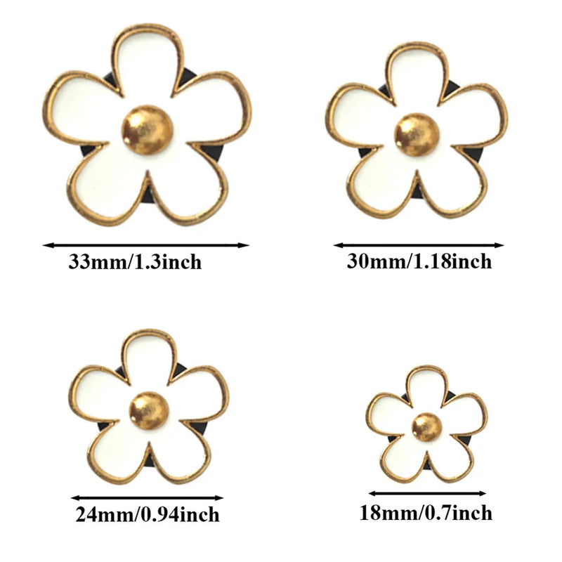 4Pcs Car Air Freshener Clips Daisy Scented Vent Aroma Accessories