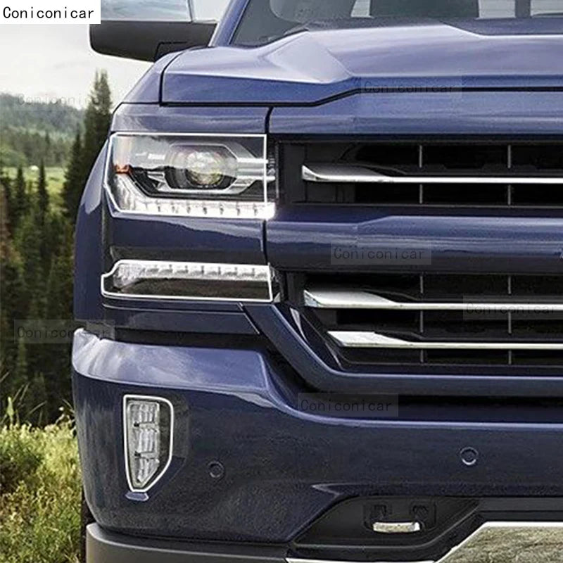 Chevrolet Silverado Headlight Protective Film Transparent Scratch Resistant