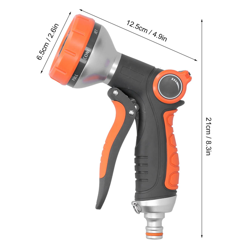 High Pressure Garden Water Sprayer Hose Nozzle For Lawn And Car Cleaning