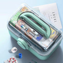 Large Capacity Portable Medicine Organizer Box For Home Storage