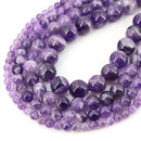 Natural Stone Beads Blue Tiger Eye Amethyst Rose Quartz 4 To 10MM