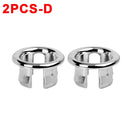 Sink Overflow Ring Cover Bathroom Basin Round Plastic Replacement