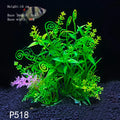Artificial Aquarium Plants Green Plastic Underwater Fish Tank Decor