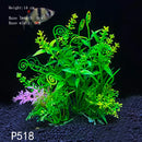 Artificial Aquarium Plants Green Plastic Underwater Fish Tank Decor