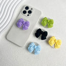 Korean Colorful Bowknot Phone Holder Griptok Finger Ring Support