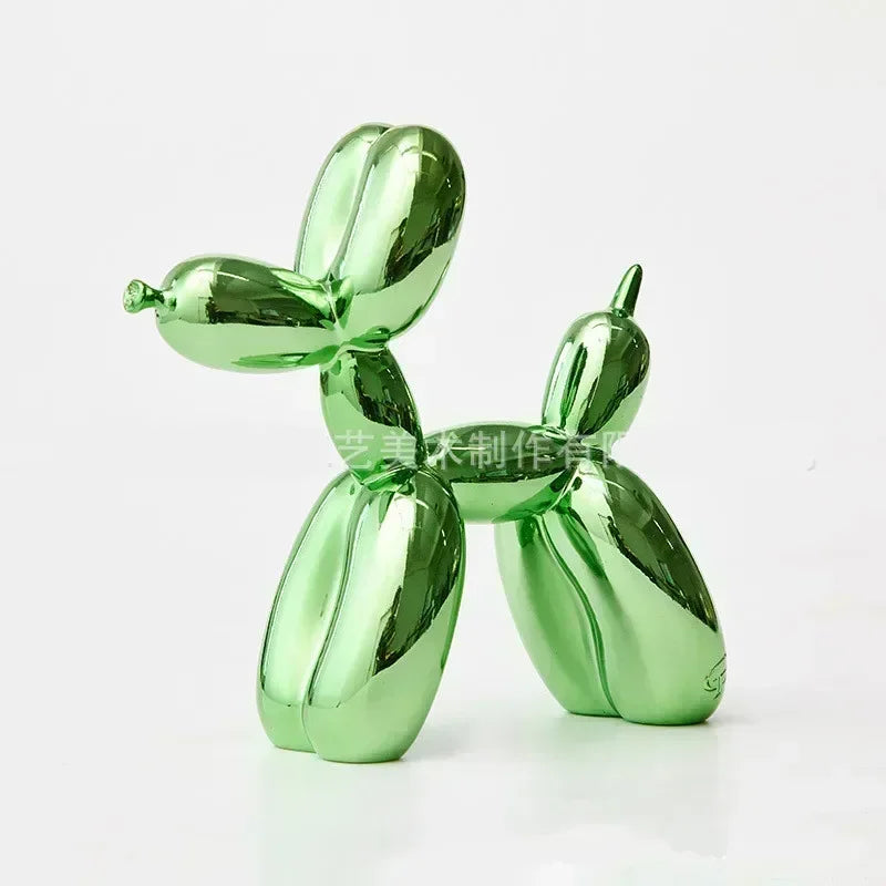 Resin Balloon Dog Sculpture Nordic Animal Home And Office Decor