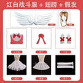Cardcaptor Sakura Cosplay Costume Kinomoto Sakura Pink Dress Wig Set