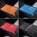 Alcantara Tesla Model 3 Center Console Trim Panel Frame Sticker