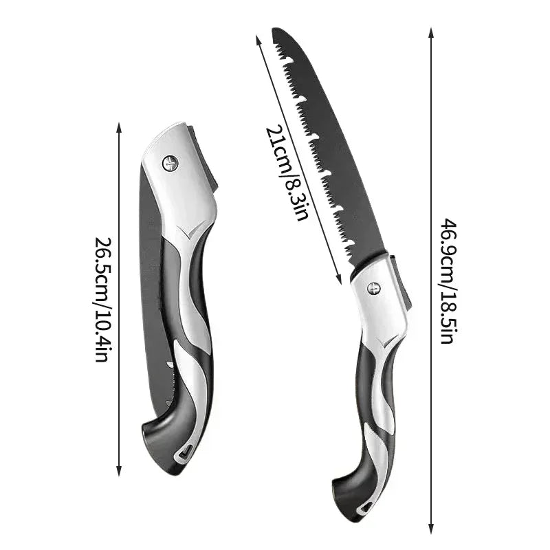 Folding Hand Saw Portable Garden Pruner Multifunctional Outdoor Tool