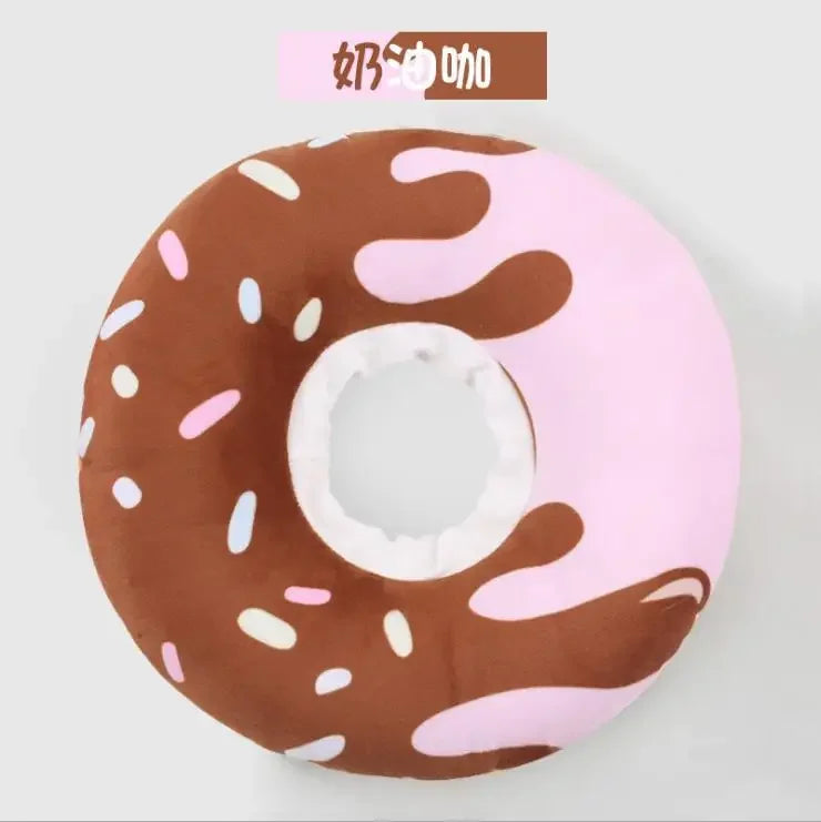 Sweet Donuts Cat Elizabethan Collar Pet Dog Recovery Neck Cone