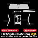 Chevrolet Equinox 2025 Center Console Protective Film Scratch Resistant