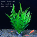 Artificial Aquarium Plants Green Plastic Underwater Fish Tank Decor