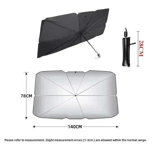 Car Sunshade Umbrella Windshield Protector For Summer Auto Shading