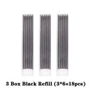 Carpenter Pencil Mechanical Woodworking 3 Colors Refill Sharpener