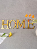 Golden Mirror Acrylic Wall Sticker Large 20cm DIY English Letters Decor
