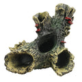 Fish Tank Decor Hollow Log Aquarium Escape Hole Dead Wood Ornament