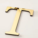 Golden Mirror Acrylic Wall Sticker Large 20cm DIY English Letters Decor