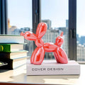 Ceramic Balloon Dog Sculpture Nordic Home Office Table Decoration