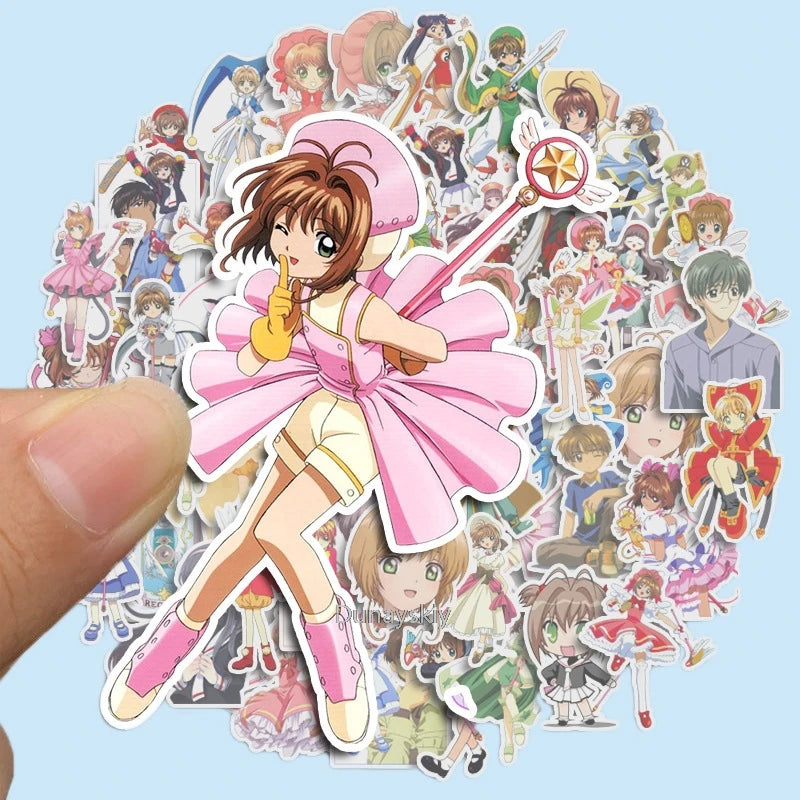 Cardcaptor Sakura Cosplay Costume Kinomoto Sakura Pink Dress Wig Set