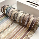 20Pcs Vintage Masking Tape Set 7mmx3m Scrapbooking Art Supplies