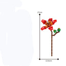 Flower Building Blocks 13 Styles Rose Lavender Lily Tulip DIY Ornaments