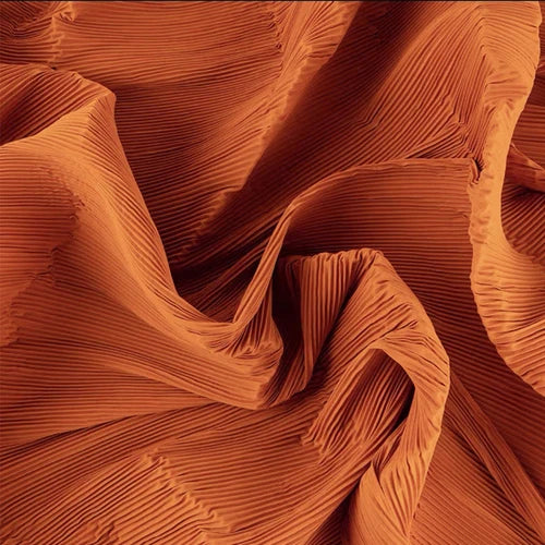 Pleated Fabric Soft Polyester Textile For Wedding Decor Sewing