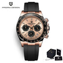 PAGANI DESIGN Men's Luxury Quartz Watch Chronograph Waterproof VK63