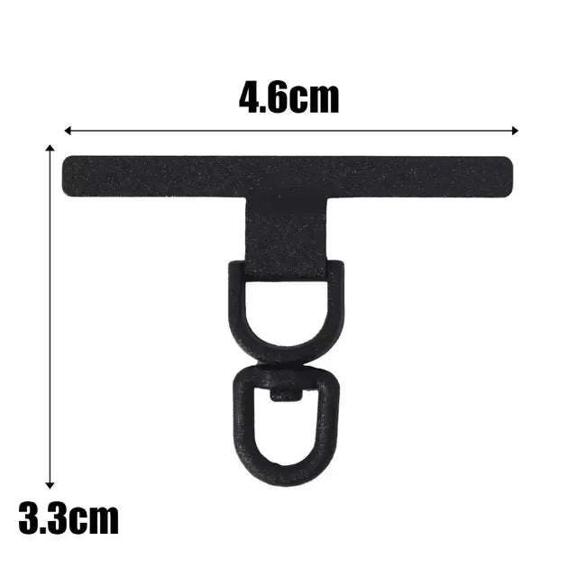 Ultra-Thin Stainless Steel Phone Tether With 360 Degree Rotatable Clip