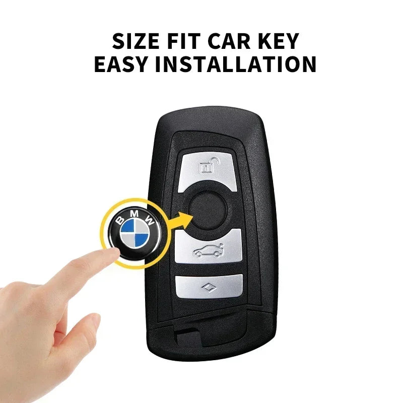 Car Remote Key Stickers Badge Emblem Accessories For BMW E90 E34 E36 E39