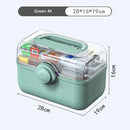 Large Capacity Portable Medicine Organizer Box For Home Storage