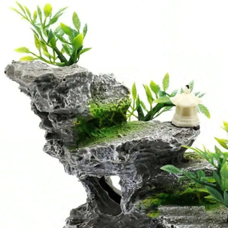 Resin Rockery Fish Tank Aquarium Decorative Landscaping Stone Package