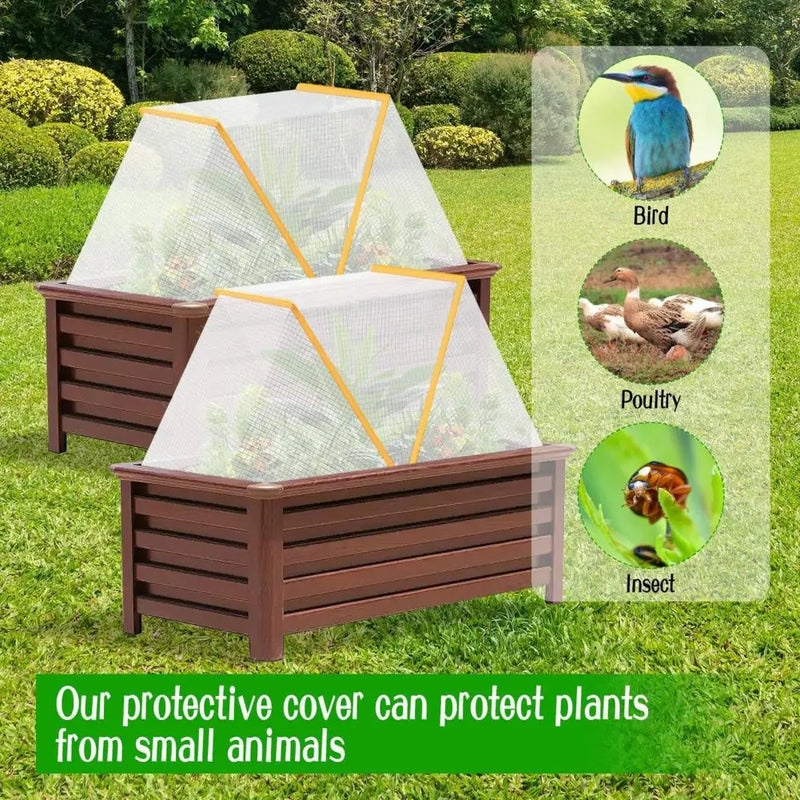 Foldable Plant Tent Mini Greenhouse For Garden Seedlings And Fruit Protection
