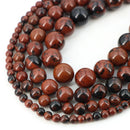 Natural Stone Beads Blue Tiger Eye Amethyst Rose Quartz 4 To 10MM