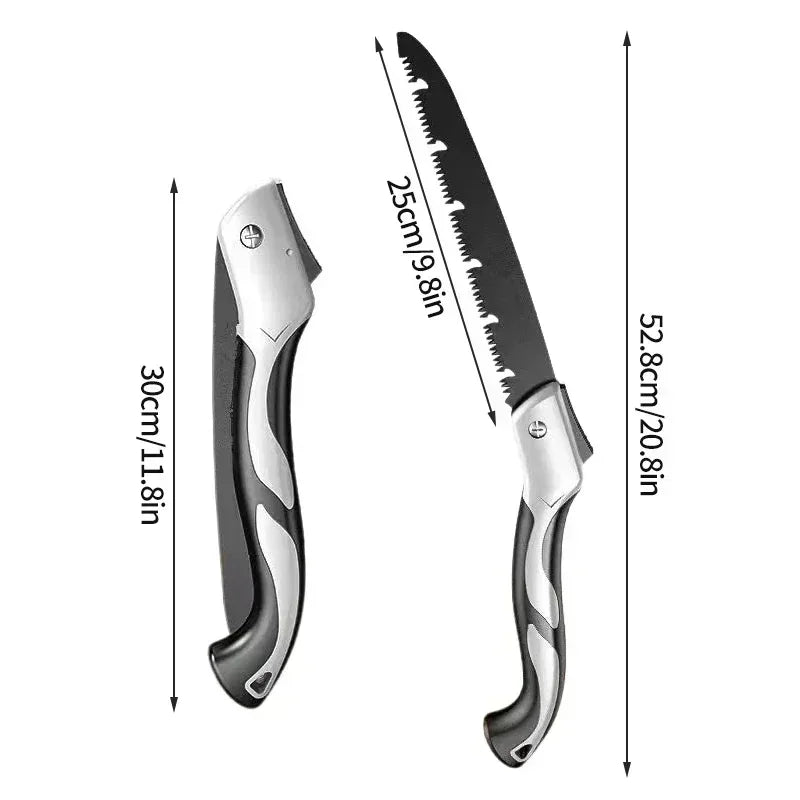 Folding Hand Saw Portable Outdoor Woodworking Garden Pruner Tool