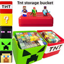 Magnetic Building Blocks Storage Box Plastic Organizer Container For Kids