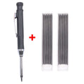 Carpenter Pencil Mechanical Woodworking 3 Colors Refill Sharpener