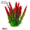 Artificial Aquarium Plants Green Plastic Underwater Fish Tank Decor