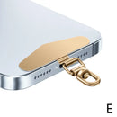 360 Rotatable Steel Phone Tether Metal Patch Lanyard Connector