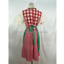 Ladies Oktoberfest Beer Maid Costume German Bavarian Heidi Dress