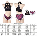 LOL Jinx Cosplay Swimsuit Summer Bikini Swimwear Skirt Costume